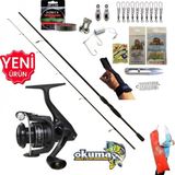 Okuma Revenger Rv-3000A 240Cm 20-40Gr Double Black Kıyı Spin Olta Takımı Seti