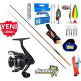 Okuma Revenger RV-3000A 270CM 10-35GR Karbon Red Zoom Turna Spin Olta Takımı Seti