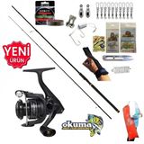 Okuma Revenger Rv-3000A 270Cm 10-35Gr Kudos Prospin Kıyı Olta Takımı Seti