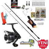 Okuma Revenger Rv-3000A 270Cm 20-40Gr Double Black Kıyı Spin Olta Takımı Seti