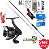 Okuma Revenger Rv-3000A 270Cm 20-40Gr Double Black Spin Olta Takımı Seti