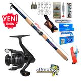 Okuma Revenger Rv-3000A 270Cm 50-100Gr Ultimate Tele Spin Olta Takımı Seti