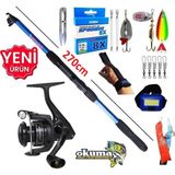 Okuma Revenger Rv-3000A 270Cm 50-150Gr Travel Turna Tele Spin Olta Takımı Seti