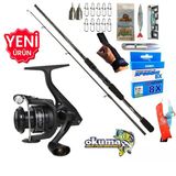 Okuma Revenger RV-3000A 270CM 7-30GR Karbon Wave Power Spin Olta Takımı Seti