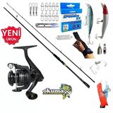 Okuma Revenger Rv-3000A 270Cm 8-42Gr Zen Pro Maket Balık Spin Olta Takımı Seti