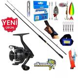 Okuma Revenger Rv-3000A 270Cm 8-42Gr Zen Pro Turna Spin Olta Takımı Seti