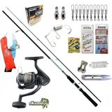 Okuma Revenger Rv-40 Daiwa Sweepfire 270CM 20-60GR Kıyı Spin Olta Takımı Seti