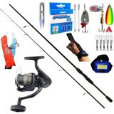 Okuma Revenger Rv-40 Remixon Double Black 270CM 20-40GR Turna Spin Olta Takımı Seti