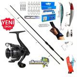 Okuma Revenger Rv-4000A 210Cm 20-40Gr Double Black Rapala Maket Balık Spin Olta Takımı Seti