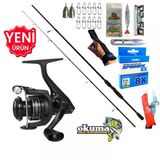 Okuma Revenger Rv-4000A 210Cm 20-40Gr Double Black Spin Olta Takımı Seti
