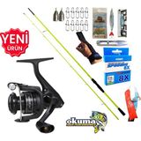 Okuma Revenger Rv-4000A 210Cm 5-45Gr Karbon High Tech Spin Olta Takımı Seti