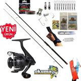 Okuma Revenger Rv-4000A 270Cm 10-35Gr Kudos Prospin Kıyı Olta Takımı Seti