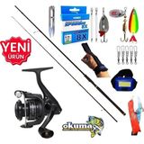 Okuma Revenger Rv-4000A 270Cm 10-35Gr Kudos Prospin Turna Spin Olta Takımı Seti