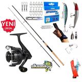 Okuma Revenger Rv-4000A 270Cm 10-40Gr Kudos Shadow Maket Balık Spin Olta Takımı Seti
