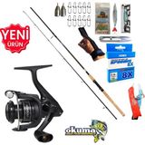 Okuma Revenger Rv-4000A 270Cm 10-40Gr Kudos Shadow Spin Olta Takımı Seti