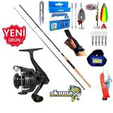 Okuma Revenger Rv-4000A 270Cm 10-40Gr Kudos Shadow Turna Spin Olta Takımı Seti