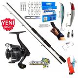 Okuma Revenger RV-4000A 270CM 7-30GR Karbon Wave Power Maket Balık Spin Olta Takımı Seti