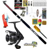 Okuma Revenger Rv-6000A 360Cm 100-300Gr Anaconda Profesyonel Sazan Kıyı Olta Takımı Seti