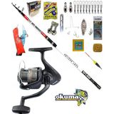 Okuma Revenger Rv-65 420CM 100-200GR Oslo Camarro Surf Profesyonel Sazan Kıyı Olta Takımı Seti