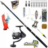 Okuma Revenger RV-65 Bauer Onliner 300 cm Kıyı Olta Takımı Seti