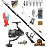 Okuma Revenger Rv-65 Oslo Carp-X 360CM 3,5lbs Profesyonel Surf Sazan Kıyı Olta Takımı Seti