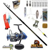 Okuma Safina SNW-6000A Oslo North Star 390CM 50-150GR Profesyonel Surf Sazan Kıyı Olta Takımı Seti