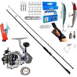 Okuma Safyre 4000 244CM 6-32GR Oslo Zen Pro Rapala Maket Balık Spin Olta Takımı Seti