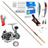 Okuma Safyre 4000 270Cm 10-35Gr Remixon Red Zoom Rapala Maket Balık Spin Olta Takımı Seti