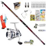 Okuma Sea Power 6000 Remixon Strong 390CM 100-250GR Profesyonel Kıyı Olta Takımı Seti
