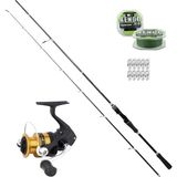 Okuma Shimano Fx 3000 - Ryuji Aero 270CM 4-35GR Spin Olta Seti - Standart
