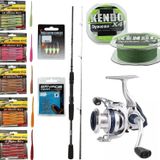 Okuma Wave Power 228 cm 2-12 gr LRF Kamışı + Okuma Aria-1000A Olta Makinesi Silikonlu LRF Seti