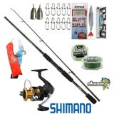 Okuma Wave Power 274cm Shimano Fx 3000 Spin Olta Takımı Seti