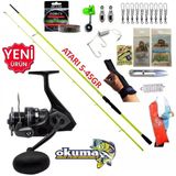 Okuma Wave Power 3000 210CM 5-45GR Karbon High Tech Kıyı Olta Takımı Seti