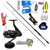 Okuma Wave Power 3000 270Cm 20-40Gr Double Black Turna Spin Olta Takımı Seti