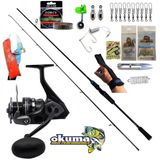 Okuma Wave Power 3000 270CM 7-40GR Karbon Legend Kıyı Olta Takımı Seti