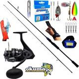 Okuma Wave Power 3000 270CM 7-40GR Karbon Legend Turna Spin Olta Takımı Seti