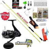 Okuma Wave Power 4000 270Cm 5-55Gr Karbon High Tech Kıyı Olta Takımı Seti