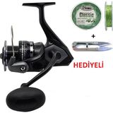 Okuma Wave Power WP-4000A1 Ip Misina Sarılı Olta Makinesi - Siyah