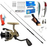 Okuma Wave Up 270CM 10-40GR Outrax 3000 Rapala Maket Balık Spin Olta Takımı Seti