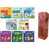 Okumaya Başlıyorum Ses Grupları Seti 5 Kitap- Matematik Işlem Becerisi 3 Kitap-Jenga