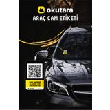 okutara Akıllı QR Kimlik Araç Cam Etiketi