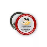Okuyorum ve Yazıyorum Rozeti - Okuma Bayramı Rozeti ( 24 Adet )