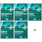 Okyanus 11. Sınıf Iceberg Mat Ed. Fizik Kimya ve Biyoloji 5li Sayısal Soru Bankası + Telefon Standı