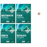 Okyanus 11. Sınıf Iceberg Matematik Fizik Kimya ve Biyoloji 4lü Set Soru Bankası + Telefon Standı