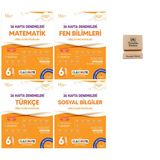 Okyanus 6. Sınıf Classmate Matematik Fen Türkçe ve Sosyal 36 Hafta Deneme 4lü Set + Telefon Standı