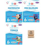 Okyanus 6. Sınıf Classmate Matematik Fen ve Türkçe Etkinlikli Soru Bankası 3lü Set + Telefon Standı