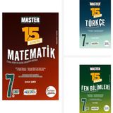 Okyanus 7. Sınıf Master 15 Matematik Türkçe Fen Bilimleri Denemes