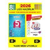 Okyanus 8.Sınıf Tüm Dersler Classmate 5 Li Deneme+Ankara Güç.8.Sınıf 4+3 Genel Deneme Set