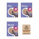 Okyanus 9. Sınıf 40 Seans Fizik Kimya ve Biyoloji Konu Özetli Soru Bankası 3lü Set + Telefon Standı