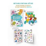 Okyanus Boyama Kitabı - Oyun Hamuru, Oyuncak ve Çıkartma Hediyeli / 3 Yaş+